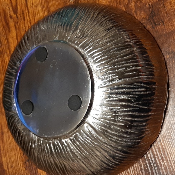 Large Silver and Pink Flower Shape Decorative Centerpiece Fruit Table Bo… - Picture 8 of 9